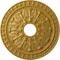 Ekena Millwork Warsaw Ceiling Medallion (Fits Canopies up to 3 1/2"), 18"OD x 3 1/2"ID x 1 3/8"P, Iridescent Gold CM18WAIGS - alternate 1
